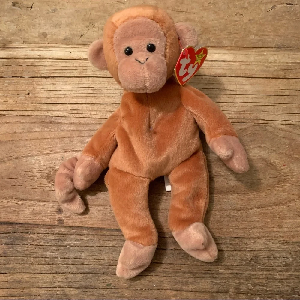 π Bongo the Monkey Ty Beanie Baby Babies 1995 Tag - Picture 1 of 8